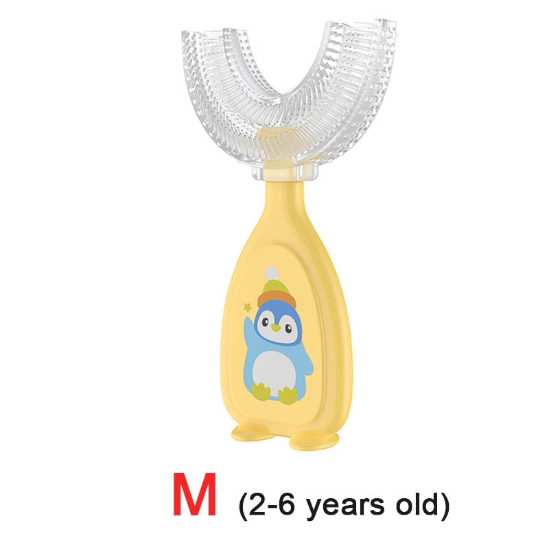 Baby toothbrush children's teeth oral care cleaning brush soft silicone baby teether toothbrush new baby products 2-12 years old