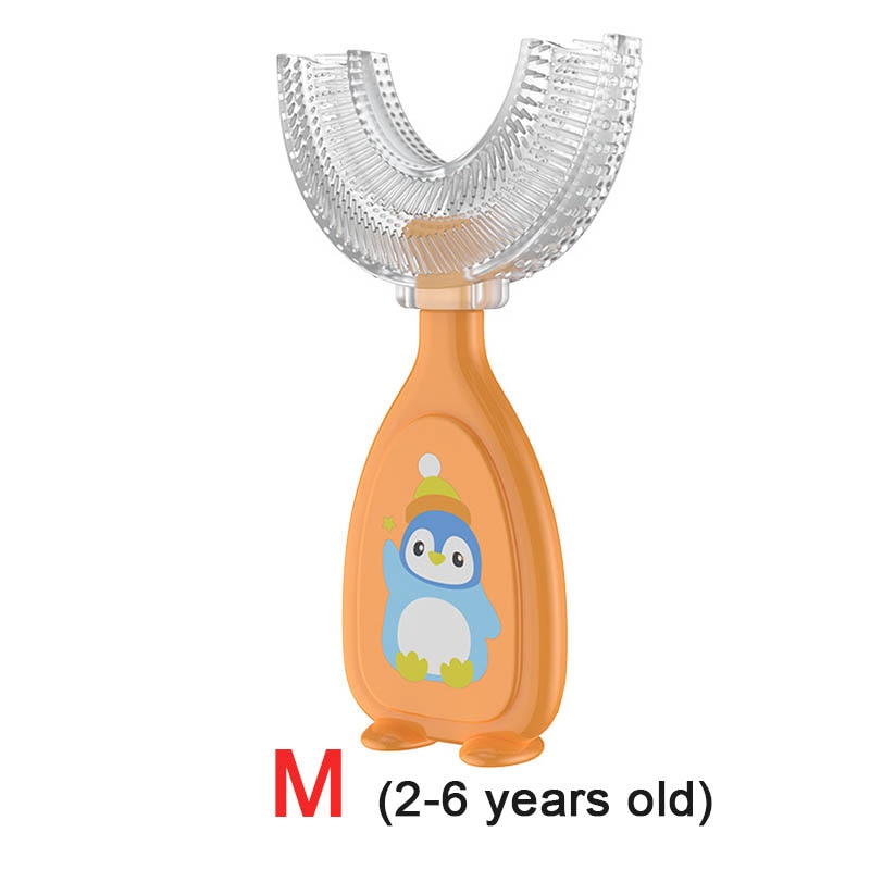 Baby toothbrush children's teeth oral care cleaning brush soft silicone baby teether toothbrush new baby products 2-12 years old