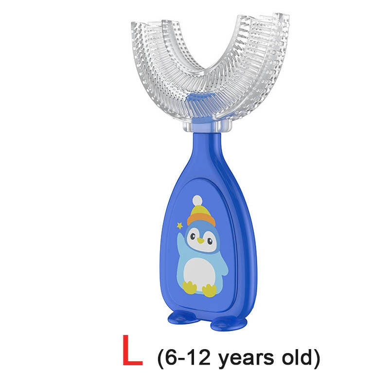 Baby toothbrush children's teeth oral care cleaning brush soft silicone baby teether toothbrush new baby products 2-12 years old