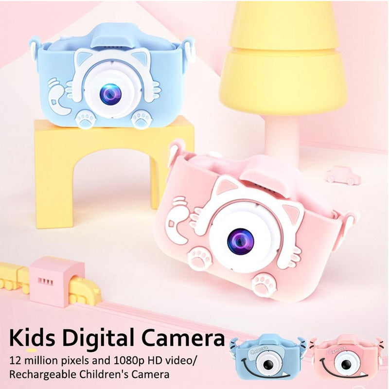 Kids Camera Digital Portable 2&quot; HD Children Mini Camera for Birthday Christmas Gift Child Educational Toys Camera For Girl Boy