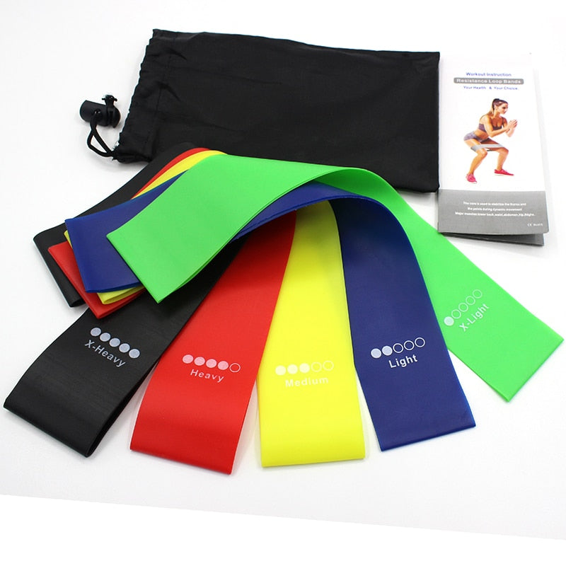 Rubber Butt Hip Resistance Band Yoga Pilates Sport Exercise Expander Gym Fitness Equipment Elastic Gum for Training