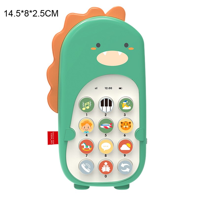 Baby Phone Toy Telephone Music Sound Machine for for Kids Infant Early Educational Mobile Phone Toys Gift DS19