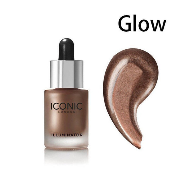 Makeup Face Glow Liquid Highlighter Makeup Shimmer Face Illuminator Oil Glow Contour Cosmetic Concealer Primer