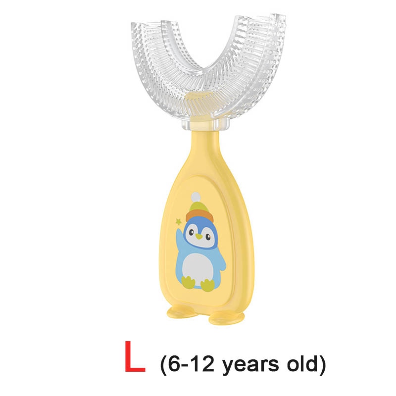 Baby toothbrush children's teeth oral care cleaning brush soft silicone baby teether toothbrush new baby products 2-12 years old