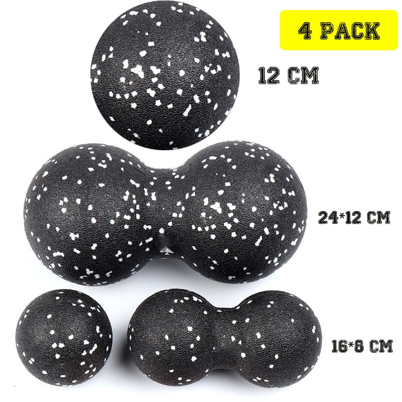 🔥 Fitness Massage Ball Fascia Relaxation Exercise Balls Set for Yoga / Myofascial Release / Deep Tissue Massage