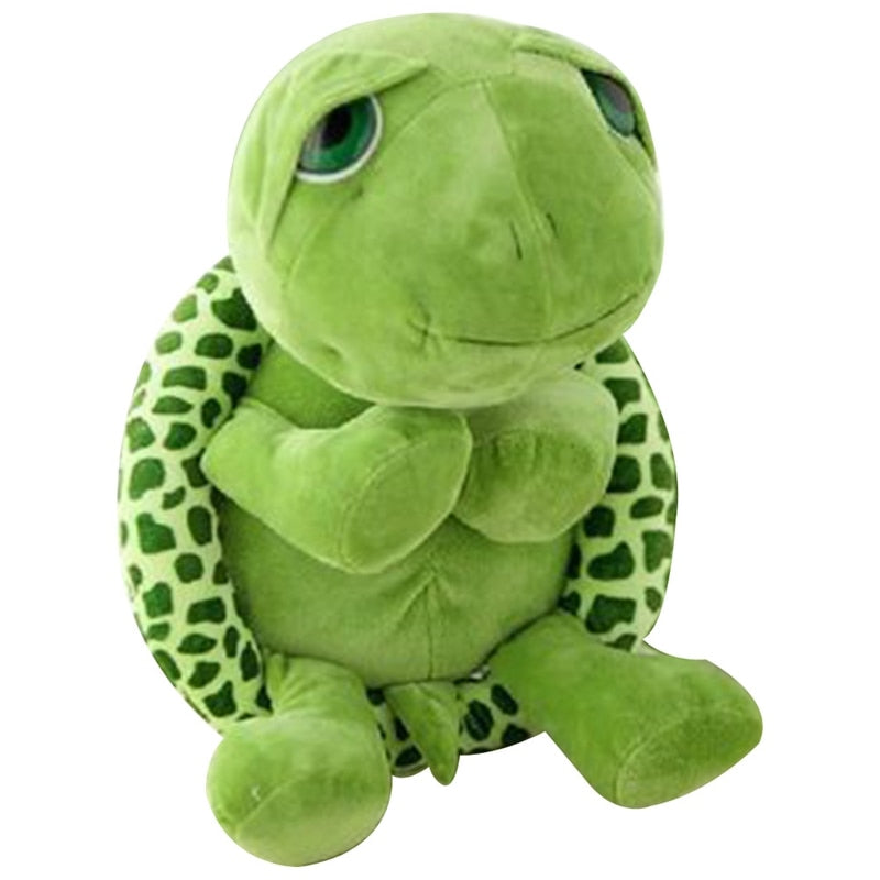 Kids Toys 2021 Cute Baby Super Green Big Eyes Stuffed Tortoise Turtle Animal Plush Baby Toy Gift Hot 20CM