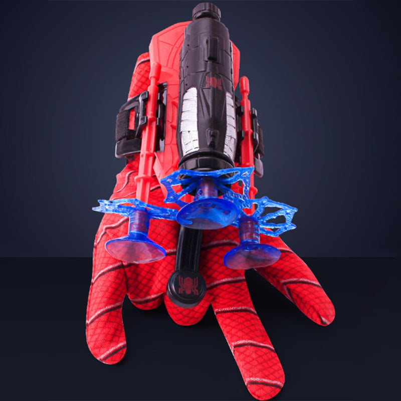 Marvel Spiderman Figure Toy Kids Plastic Cosplay Glove Launcher Set Hero Launcher Wrist Toy Set Funny Toys Boy Children&