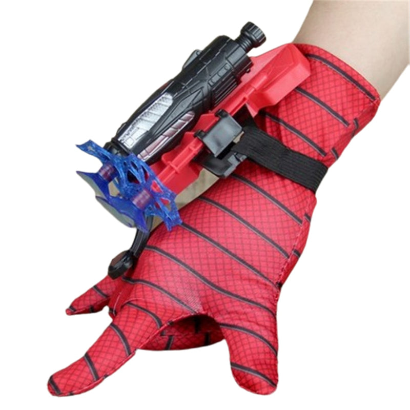 Marvel Spiderman Figure Toy Kids Plastic Cosplay Glove Launcher Set Hero Launcher Wrist Toy Set Funny Toys Boy Children&