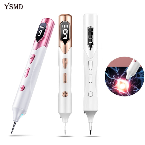 Laser Plasma Pen for Skin Tag Remover Freckle Black Dot Papilloma Warts Mole Pimples Tattoo Removal Laser Pen Beauty Care Tools