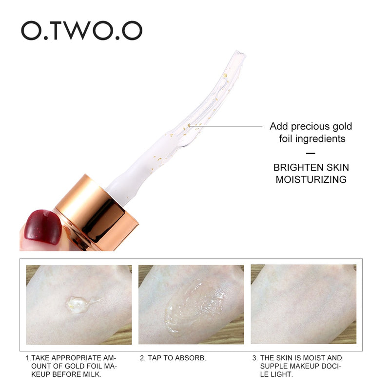 O.TWO.O Professional  Makeup Primer Anti-Aging Moisturizer Face Care Essential Oil Makeup Base Liquid 18ml Makeup Skin Care