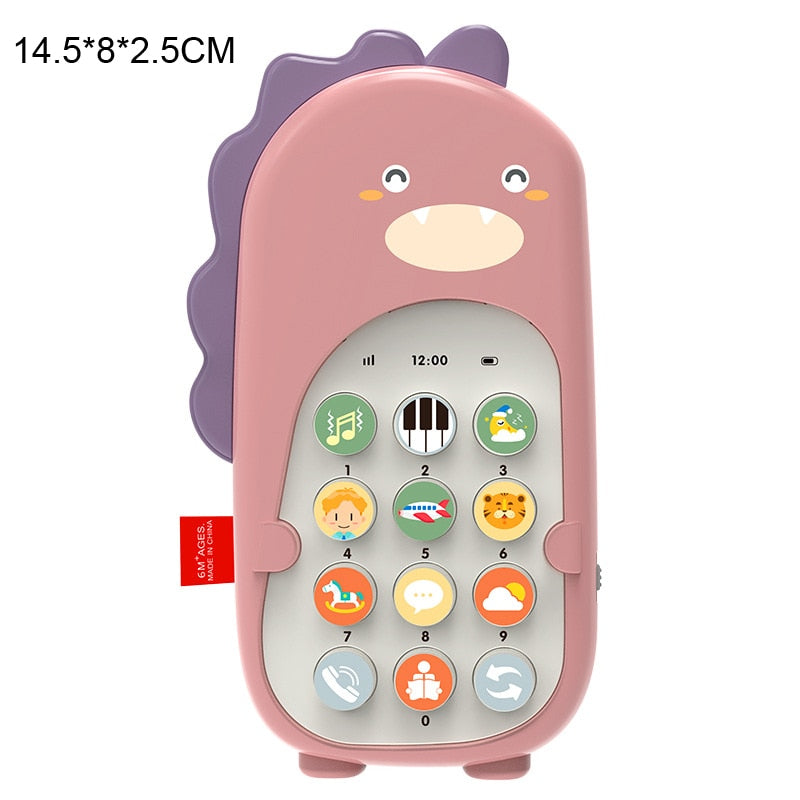 Baby Phone Toy Telephone Music Sound Machine for for Kids Infant Early Educational Mobile Phone Toys Gift DS19