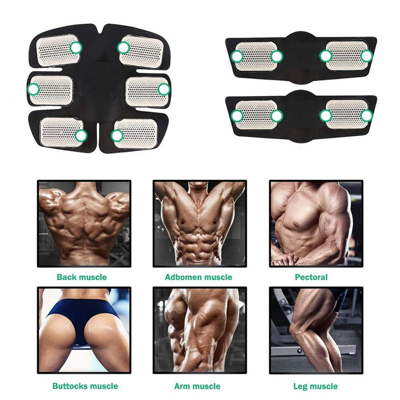 EMS Muscle Stimulator Trainer Smart Fitness Abdominal Training Electric Body Weight Loss Slimming Device WITHOUT RETAIL BOX