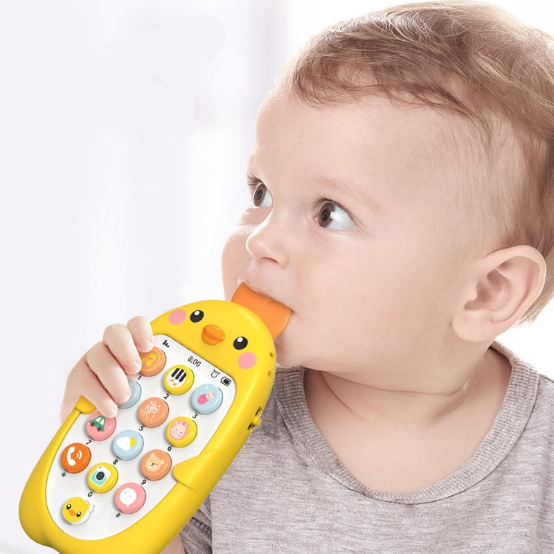 Baby Phone Toy Telephone Music Sound Machine for for Kids Infant Early Educational Mobile Phone Toys Gift DS19