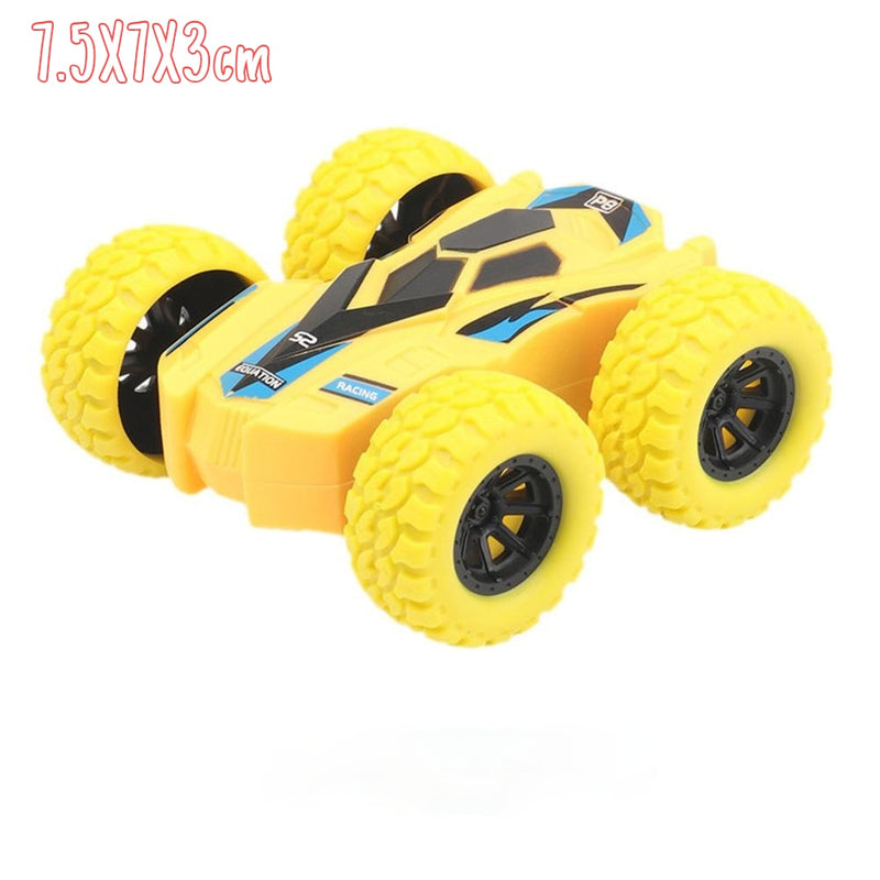 Fun Double-Side Vehicle Inertia Safety Crashworthiness and Fall Resistance Shatter-Proof Model for Kids Toy Car