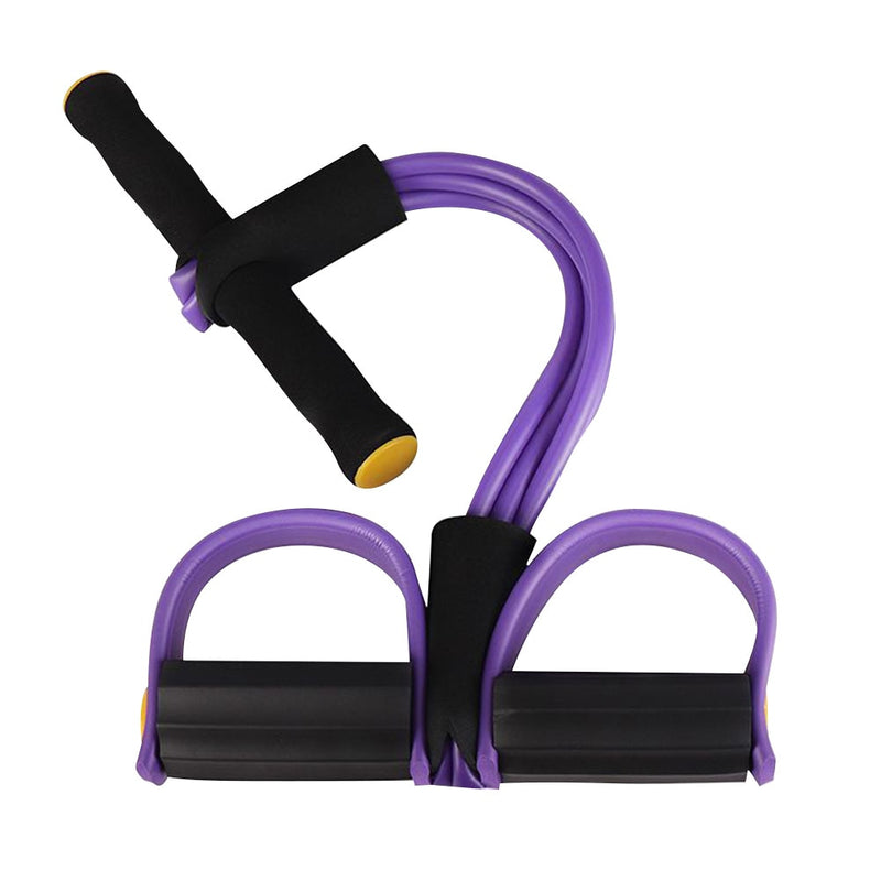 TPE Puller Pedal Ankle Abdominal Exerciser Sit-up Pull Rope Expander Elastic Bands Home Gym Sport Training Fitness Equipment