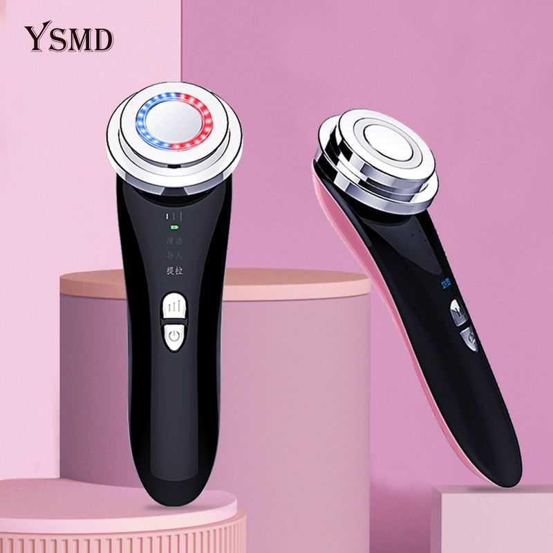 Radio Frequency Skin Tightening LED light Face Massage Skin Care Rejuvenation Anti Aging Wrinkle Facial Lifting Beauty Device