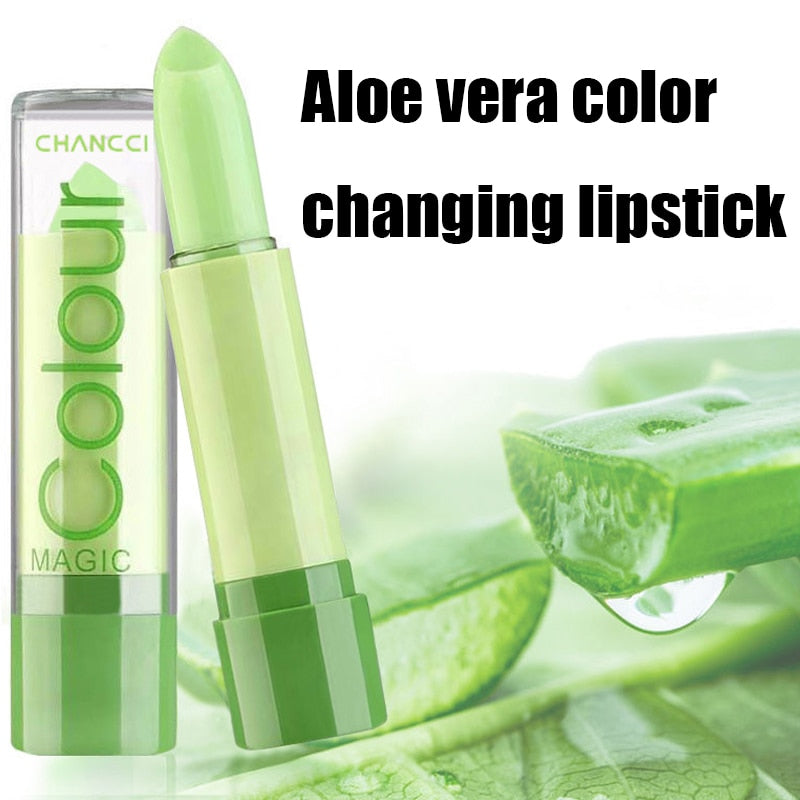 Lip Care Color Changing Aloe Vera Lipstick Moisturizing Temperature Change Long Lasting  Lip Balm Nourishing Cosmetic Lip Makeup