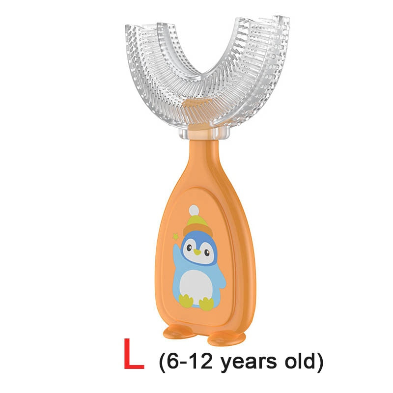 Baby toothbrush children's teeth oral care cleaning brush soft silicone baby teether toothbrush new baby products 2-12 years old