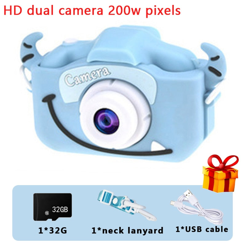 Mini Camera Kids Digital Camera Cat Toy HD Camera for Kids Educational Toy Children&