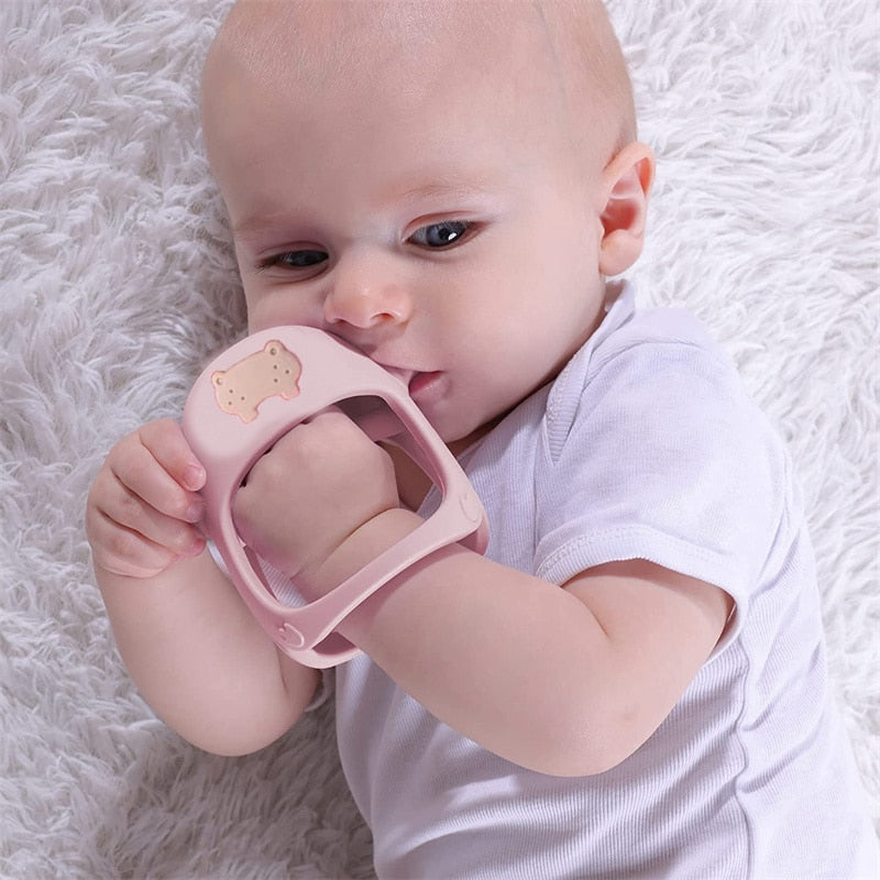 Silicone Baby Teething Toy for 0-6month Infants Baby Chew Toys for Sucking  Pacifier for Breast Feeding Babie  Toy for New Born