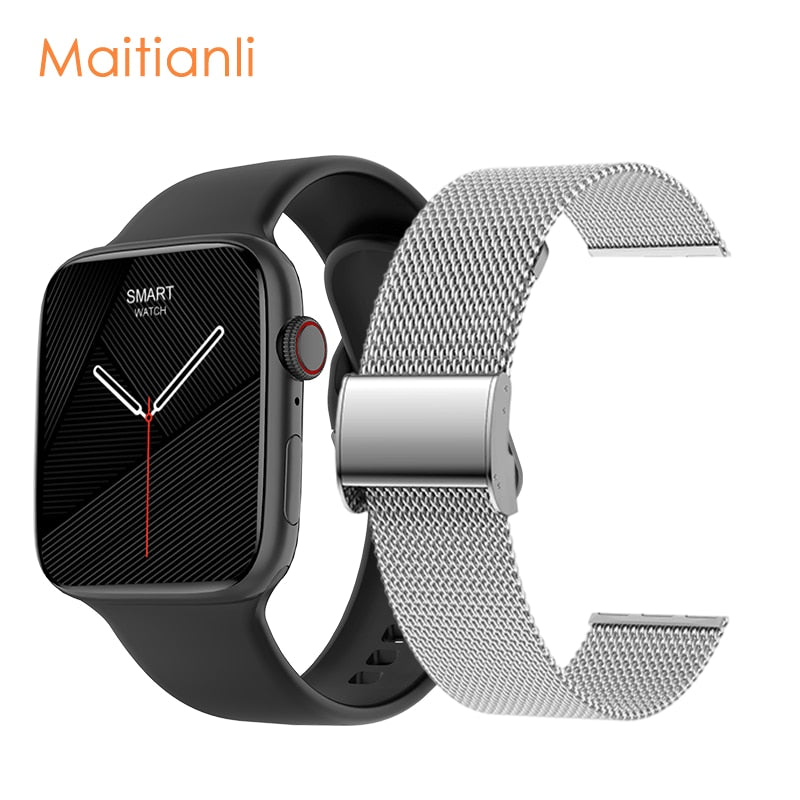 2022 Men Women Smart Watch NFC Door Access Unlock Smartwatch Bluetooth Call Fitness Bracelet Custom Watch Face Wireless Charging