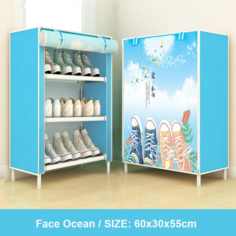 Plastic Space Saving Shoe Rack Bedroom Cabinet Shoes Organizers Shoe-shelf Shoerack Chessure Furniture Cabinets Cupboards Stool