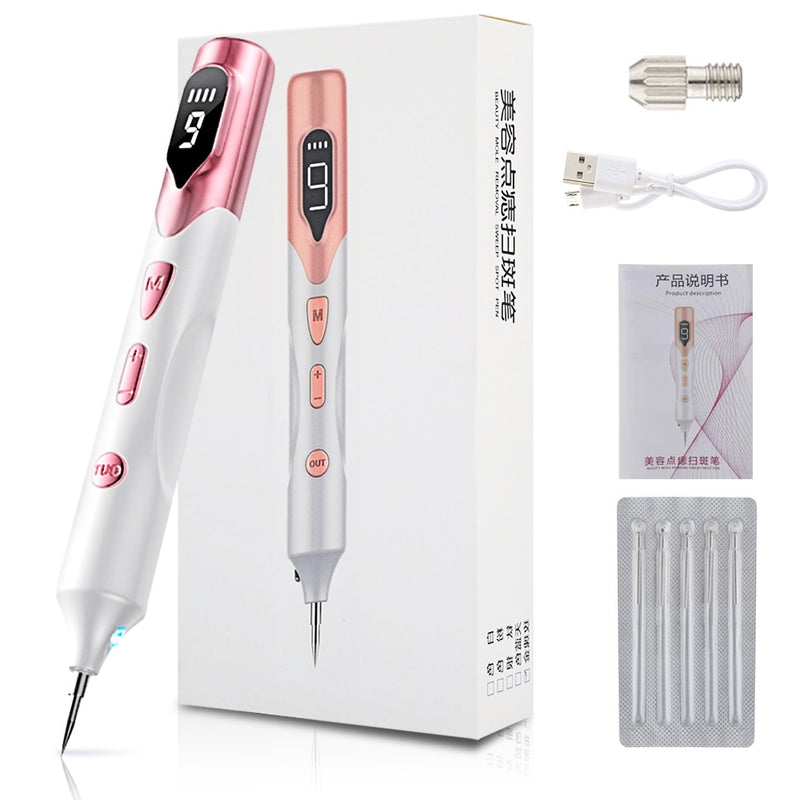Laser Plasma Pen for Skin Tag Remover Freckle Black Dot Papilloma Warts Mole Pimples Tattoo Removal Laser Pen Beauty Care Tools