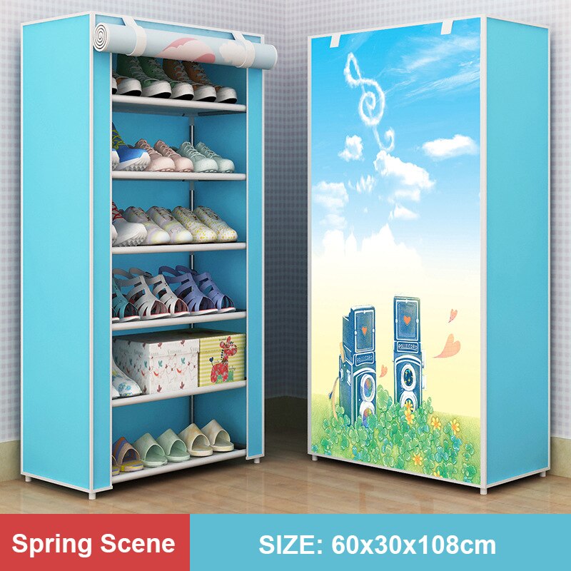 Plastic Space Saving Shoe Rack Bedroom Cabinet Shoes Organizers Shoe-shelf Shoerack Chessure Furniture Cabinets Cupboards Stool