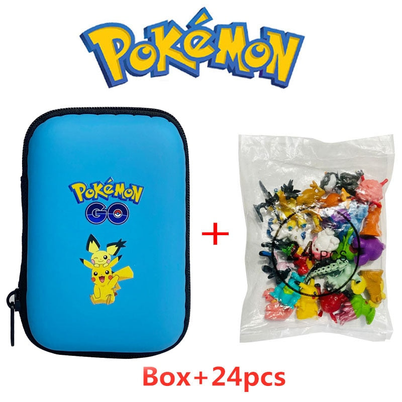 24Pcs/set Pokemon Action Figure 2-3CM Not Repeating Mini Figures Model Toy Pikachu Anime Kids Collect Dolls Birthday Gifts