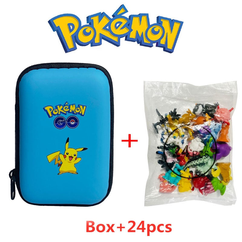 24Pcs/set Pokemon Action Figure 2-3CM Not Repeating Mini Figures Model Toy Pikachu Anime Kids Collect Dolls Birthday Gifts