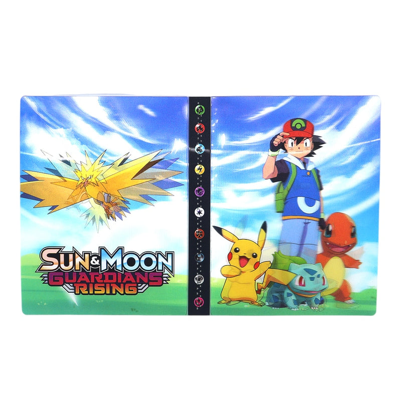 Pokemon Album Cards Book Map Letter Holder Binder Cartoon TAKARA TOMY New Anime 240PCS VMAX GX EX Collection Folder Kid Toy Gift