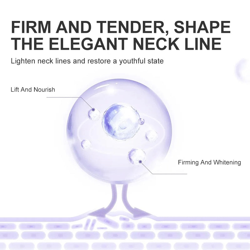 RtopR Neck Firming Wrinkle Remover Cream Rejuvenation Firming Skin Whitening Moisturizing Shape Beauty Neck Skin Care Products