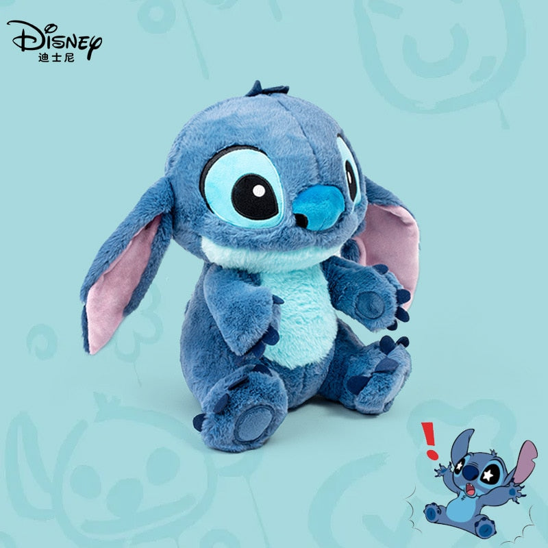 Disney Stitch Plush Toy Lilo &amp; Stitch Cartoon Stuffed Soft Stitch Stress Relief Doll Car Pillow Comforting Toy Kids Xmas Gift