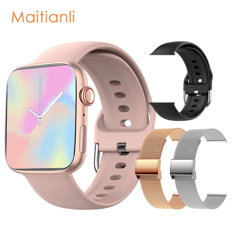 2022 Men Women Smart Watch NFC Door Access Unlock Smartwatch Bluetooth Call Fitness Bracelet Custom Watch Face Wireless Charging