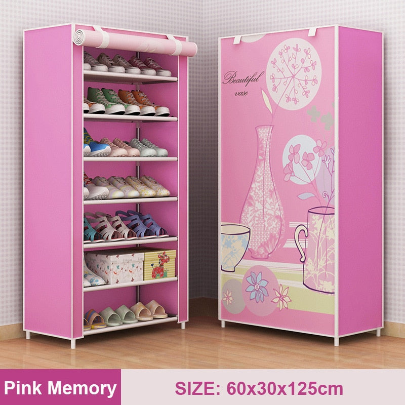 Plastic Space Saving Shoe Rack Bedroom Cabinet Shoes Organizers Shoe-shelf Shoerack Chessure Furniture Cabinets Cupboards Stool