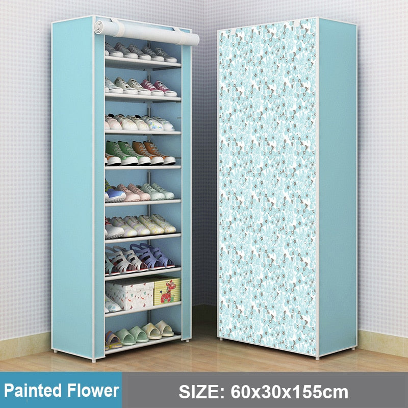 Plastic Space Saving Shoe Rack Bedroom Cabinet Shoes Organizers Shoe-shelf Shoerack Chessure Furniture Cabinets Cupboards Stool