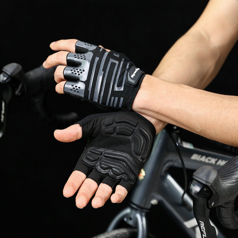 Bicycle Short-Finger Breathable Cycling Gloves Outdoor Sports Men&