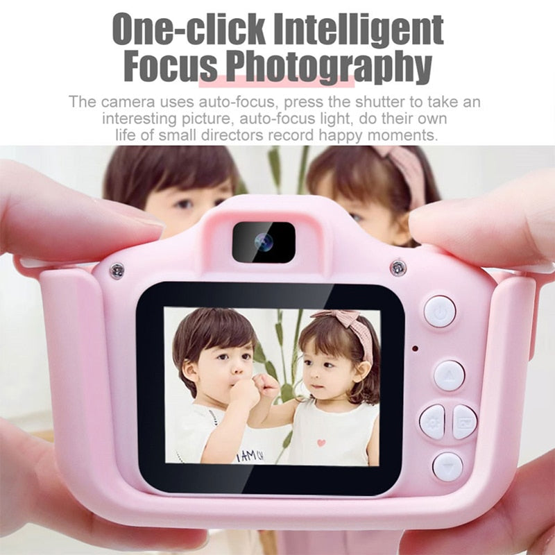 Mini Camera Kids Digital Camera Cat Toy HD Camera for Kids Educational Toy Children&