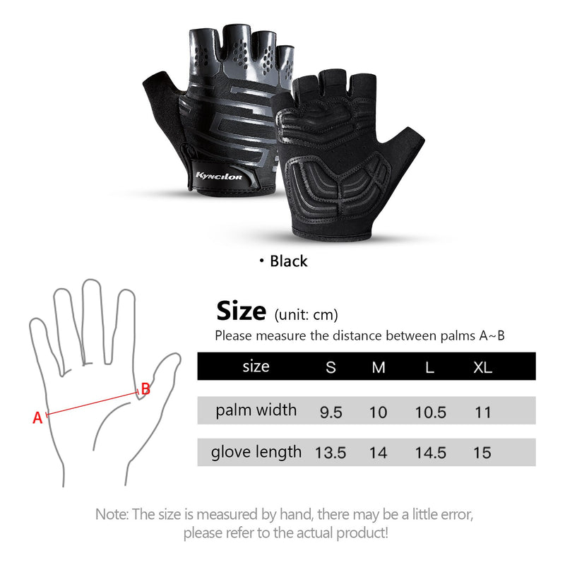 Bicycle Short-Finger Breathable Cycling Gloves Outdoor Sports Men&