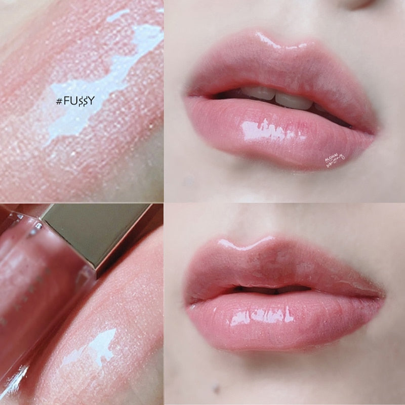 Makeup Lip Gloss Moisturize Transpare Liquid Lipstick Gloss Bomb 9ml Universal Lip Luminizer Glitter Plump High-shine LipGloss