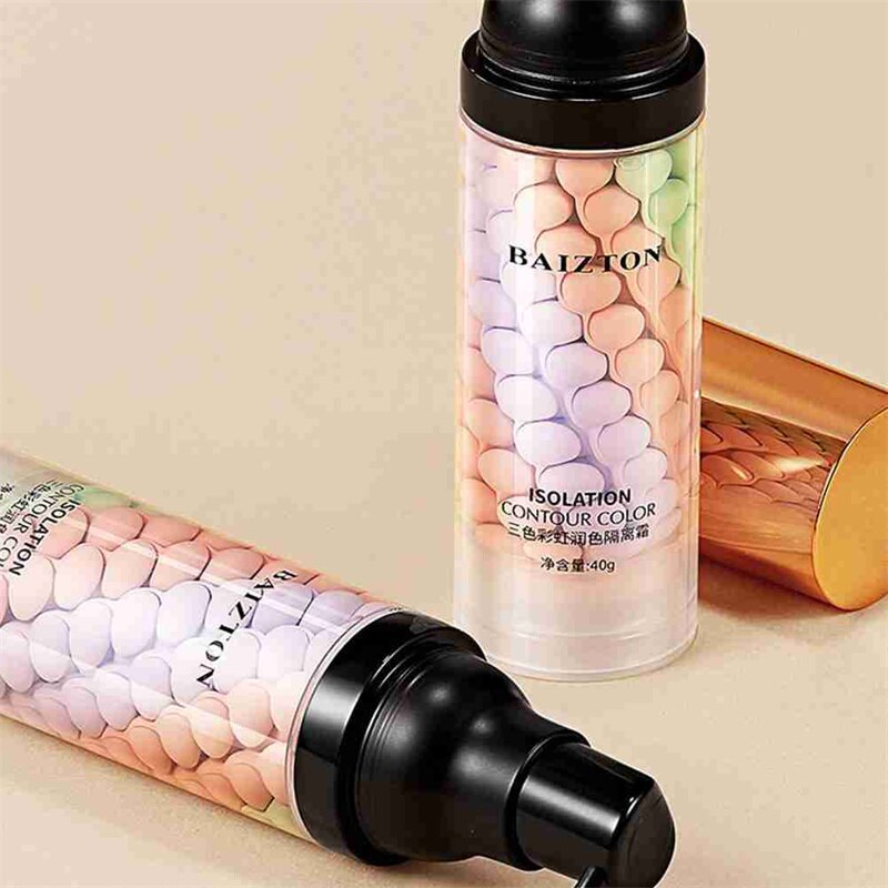 3Color Base Mixed Isolation Lotion Fill Pores Foundation Moisturizing Bright Primer Concealer Makeup Liquid Makeup Primer Base