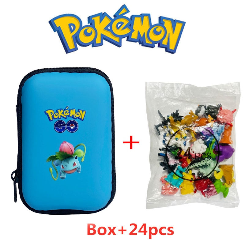 24Pcs/set Pokemon Action Figure 2-3CM Not Repeating Mini Figures Model Toy Pikachu Anime Kids Collect Dolls Birthday Gifts