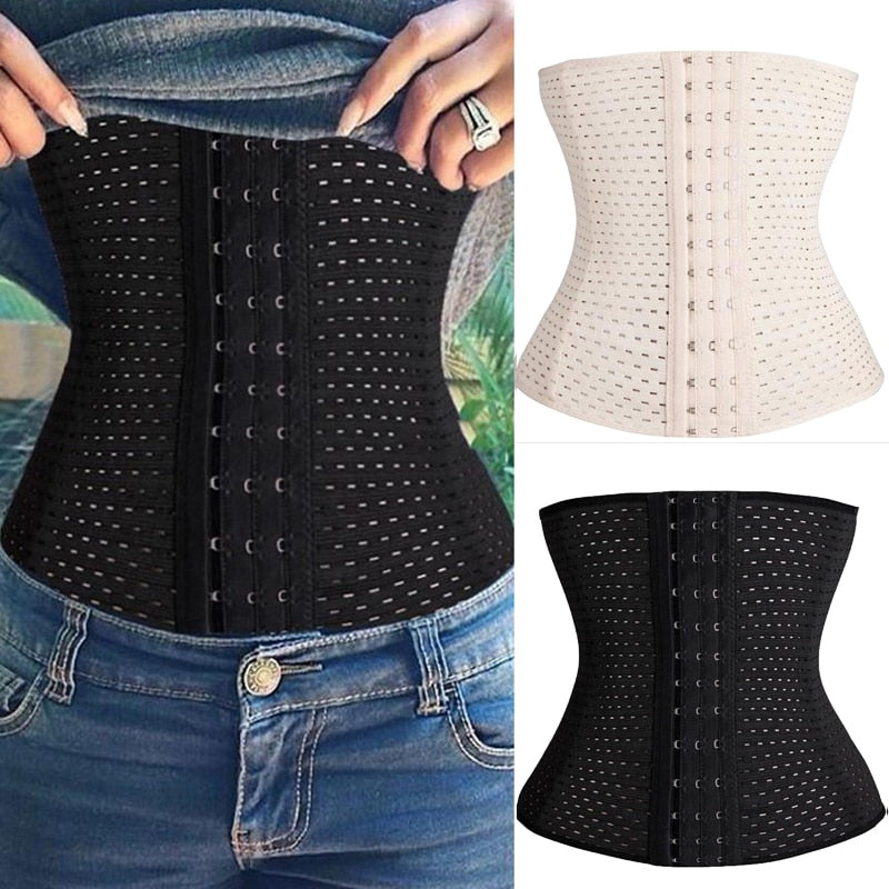 Fitness Belt Xtreme Power Thermo Body Shaper Waist Trainer Trimmer Corset Waist Belt Cincher Wrap Workout Shapewear Slimming