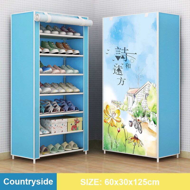 Plastic Space Saving Shoe Rack Bedroom Cabinet Shoes Organizers Shoe-shelf Shoerack Chessure Furniture Cabinets Cupboards Stool