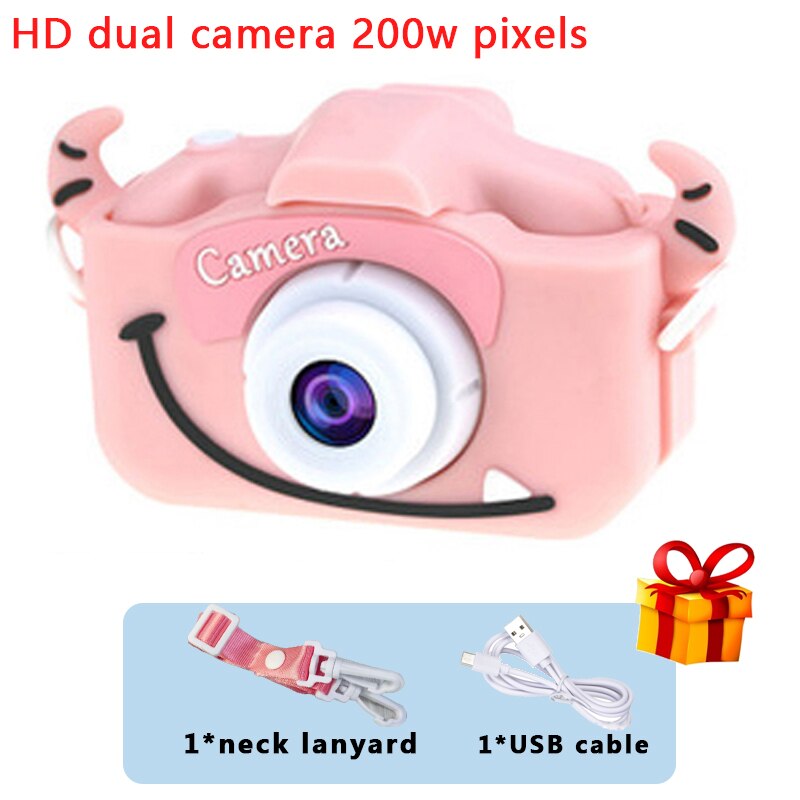 Kids Camera Digital Portable 2&quot; HD Children Mini Camera for Birthday Christmas Gift Child Educational Toys Camera For Girl Boy